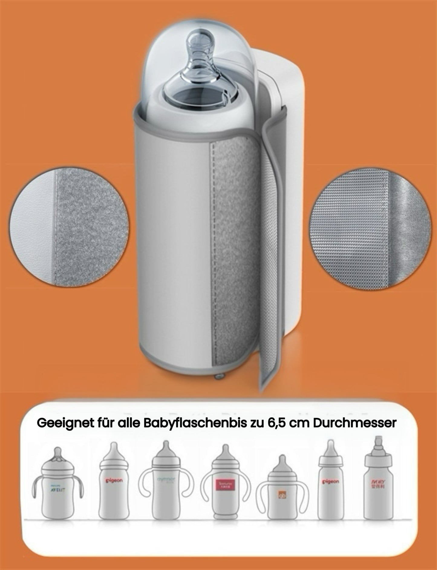 Babyflaschen wärmer für unterwegs